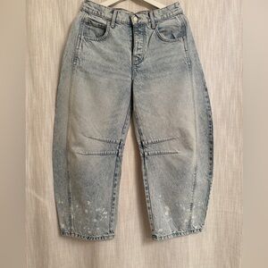 We The Free Light Blue Good Luck barrel Jeans 💙